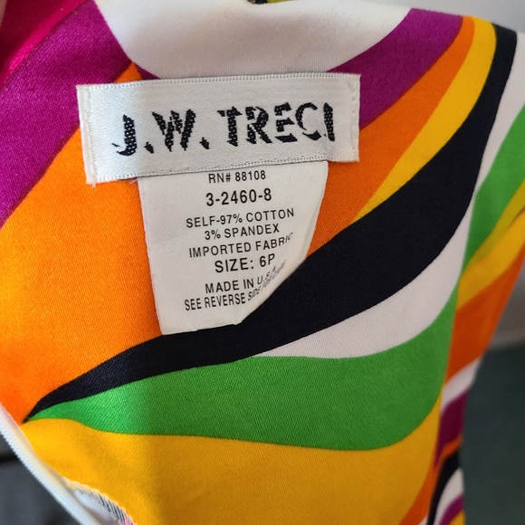 Groovy 60's style sheath dress 6P - Picture 4 of 4